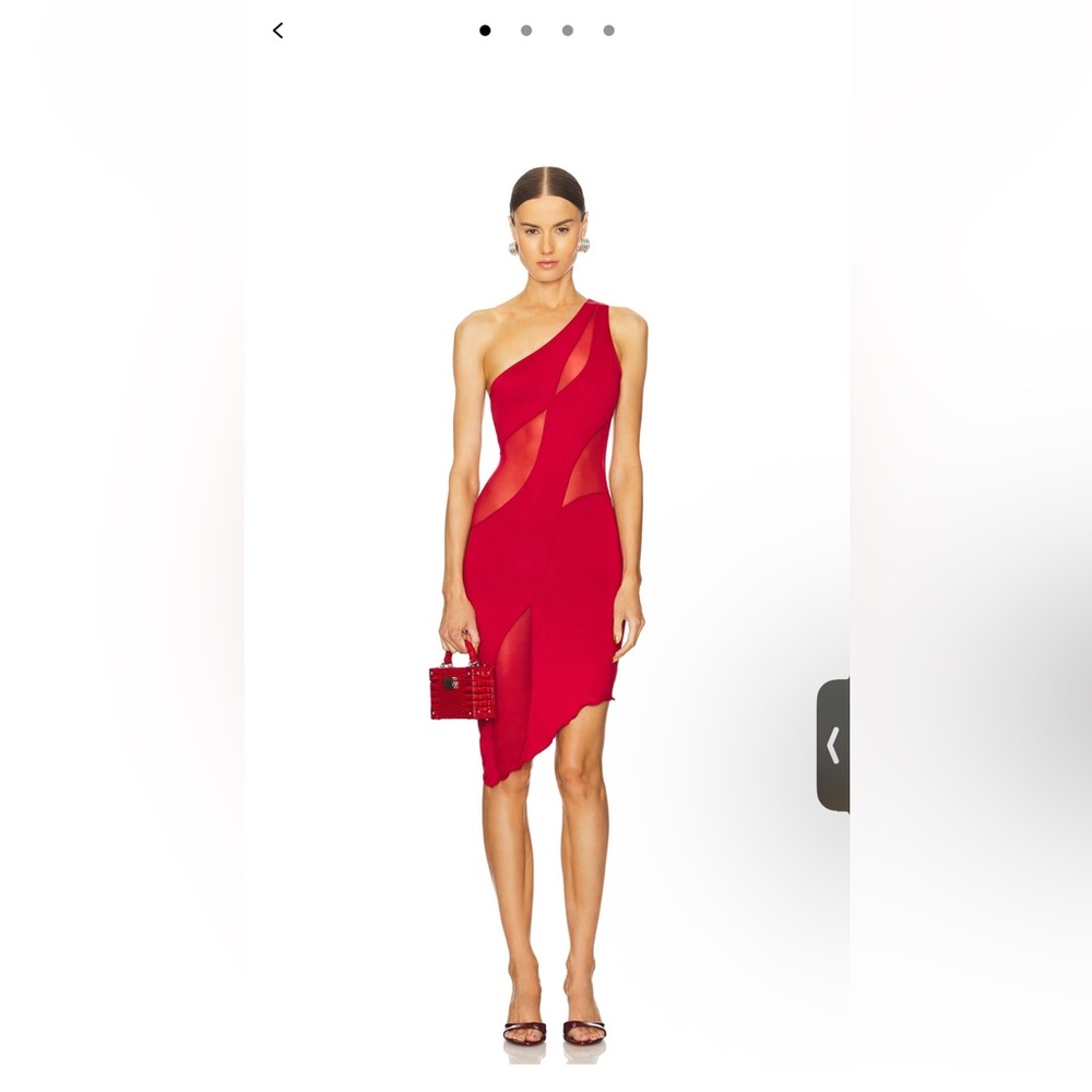 OW COLLECTION CURVE Mini Dress